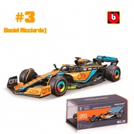 1:43 Collector's Edition MCL36 F1 Die-Cast Alloy Model Set With Premium Acrylic Display Case & Racin