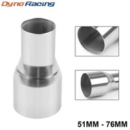 51MM TO 76MM Exhaust 2 Step Reducer Adapter Connector Tube Stainless Steel Pipe Cone Auto Pro Zone