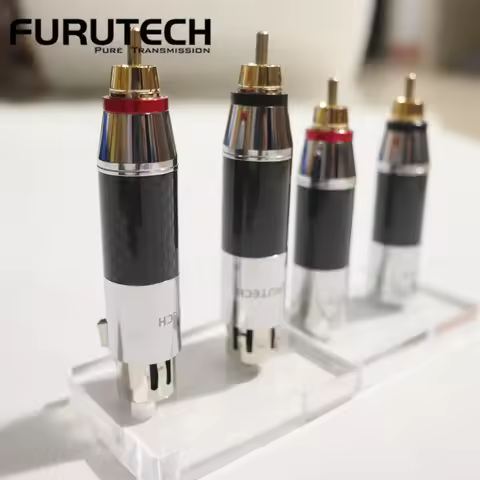 1pair Furutech HiFi Rhodium plated 3 pin XLR to RCA adapter RCA male to XLR male&female XLR Switch R