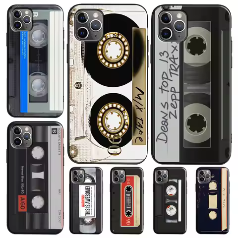 Art Cassette Tape Design Case For Honor Magic 7 Lite 6 8 Pro Honor 400 200 70 90 X8c X8b X9a X9b X9c
