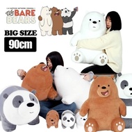 We Bare Bears Giant 90cm Ice Bear Grizzly Panda Animal Bear Plush