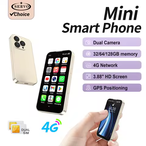 SERVO 4G Network Mini Smartphone Android12 OS RAM 6GB ROM 128GB WIFI GPS OTG 3.88" Display 2 SIM Poc