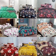 QUEEN BEDSHEET WITH COMFORTER 7IN1 / CADAR COMFORTER 2 TONE