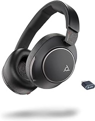 Poly Voyager Surround 80 UC Bluetooth Headset (Plantronics) – Noise-Canceling Mics for Clear Calls – Adaptive ANC – Works w/iPhone, Android, PC/Mac, Zoom, Microsoft Teams (Certified) –Amazon Exclusive