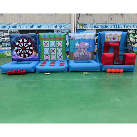 4in1 Inflatable Carnival Games Inflatable Carnival Games for Events Inflatable Games