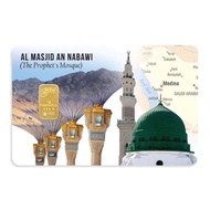 PUBLIC GOLD BAR MASJID NABAWI 1 GRAM (AU999.9) 24K + FREE GIFT 🎁