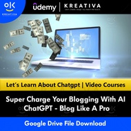 Chatgpt Video Course-Super Charge Your Blogging With AI ChatGPT - Blog Like A Pro | Learn Chatgpt co