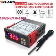 STC-3000 Microcomputer Temperature Controller Thermoregulator 12V 24V 110V-220V Digital Thermostat W