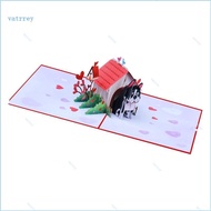VA Creative 3D Popup Dog House Greeting Card Handmade For Pet Lover Birthday