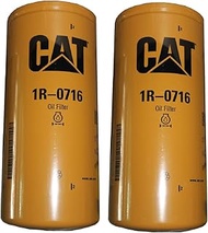 Caterpillar 1R0716 1R-0716 Engine Oil Filter Advanced High Efficiency Multipack (Pack of 2)