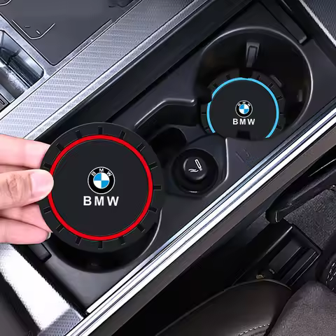 Car Water Cup Pad Car Coaster Anti-Slip Drink Holder Mat For BMW i7 X7 G07 LCI iX I20 X1 U11 3 5 7 S