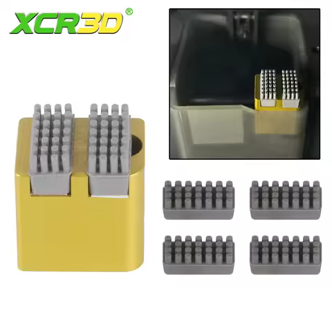 For bambulab P1S X1 Series nozzle silicone wiper Nozzles Brush Hotbed Mounted Scrubbers for Bambu la