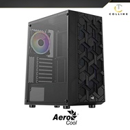 Aerocool Hive Gaming Case | Free 3 RGB Fans | ATX Tempered Glass | For PC Desktop | Collinx Computer