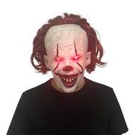 NEW Halloween Mask Luminescent Stephen Kings It Mask Pennywise Horror Clown Joker Mask Clown Mask Ha