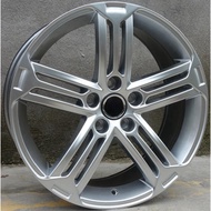 Hyper Silver 17 Inch 17x7.5 5x112 Car Rims Alloy Wheel Fit For Volkswagen Passat Golf GTI T-Roc Tiguan