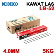 Kawat Las LB52 4mm KOBELCO Elektroda LB 52 4 mm Welding Listrik 4.0 X 350 Kemasan Per 5KG