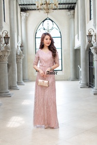 511#ชุดเดรสลูกไม้สไตล์เกาหลี ชุดไปงานแต่ง งานบวช ชุดทำงาน by WOW Shop DD