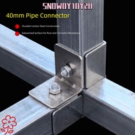 SNOWY Square Tube Connector, 40*40mm solderless Pipe Fixed Joint, Connector Accessories Fixed Pipe C