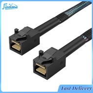 FunsLane Internal MiniSAS HD SFF-8643 To SFF-8643 Cable 0.5M 1M/1.6FT 39.37FT Flexible ABS Shell Int