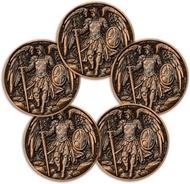 Saint Michael Archangel Prayer Challenge Coin - Christian Collectible Token of Strength Protection a
