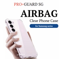 [SG] Airbag Phone Case Samsung S24 Ultra S23 FE S23+ S22+ S21+ Ultra S20+ S20 S21 Note 20 Casing