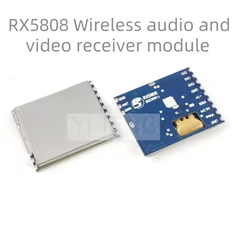 (1Pcs)5.8Ghz RX5808 Wireless Audio Video Receiver Module for SPI Control Board 8 Channel for Arduino