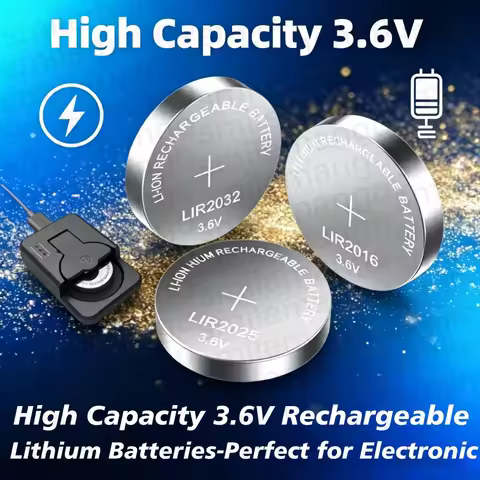 Hotsale LIR2032 LIR2025 LIR2016 Rechargeable Battery CR2032 CR2025 CR2016 Lithium charging Can Repla