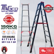 TINGCO 9 Step - 12 Step Heavy Duty Double Sided Ladder Duty Rating 150kg Tangga Lipat Double Side 经济