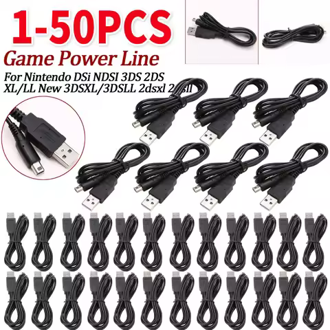 1M USB Charger Cable Charging Data Cord Wire USB Data Cable Charger Cable for Nintendo 2DS NDSI 3DS 