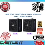 Cooler Master MWE Gold V3 750W 850W 80Plus Gold Full Modular ATX3.1 Power Supply