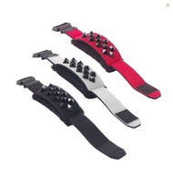 3 Pack Electric Guitar Bass String Muter Guitar Fret Wrap Dampener with Punk Style Rivets Fit for 6-