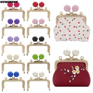 SUNSHINE Purse Clasp Frame, Square Candy Color Purse Frame Kiss Clasp, Vintage Metal Bag Kiss Clasp 