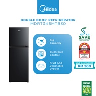 Midea MDRT345MTB30 Gross 280L 2 Doors Refrigerator / Fridge / Peti Sejuk