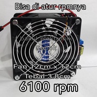 FAN FAN DC 12V 12CM HIGH SPEED 6100rpm MULTI FUNCTION