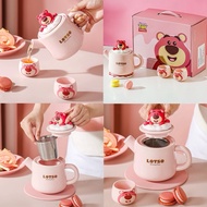 Lotso Teapot Set Bear Disney Tea Cup Glass Cafe Gift 61014