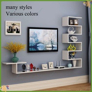 Creative lattice TV wall cabinet wall cabinet simple wall-mounted TV cabinet living room bedroom TV