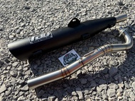 ท่อสูตร TBD เวฟ-125 R/S/ไฟเสี้ยวบังลม /หัวเถิก ตรงรุ่น เลือกสเปดได้ สีพาวเดอร์โคช์ ( พรีออะพอร์ รอสิ