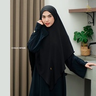Maslaha Niqab | (ZHAFIRA SERIES) - Zhafira Khimar Bandana Khiban Instant Umroh | Bahan Shamira Stret