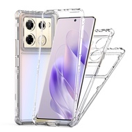 WindCase Case for Infinix Note 40 Pro/Note 40 Pro+ Transparent 3-Layer Protective Bumper Case