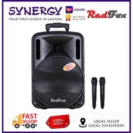Redfox Portable Trolley Bluetooth 12 Speaker (TF+FM+line in+USB+2 Wireless MIC)