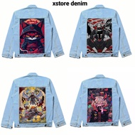 Unisex Printed Casual Denim Jean Jackets for Men and Women - BIOBLITZ PRINTING