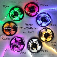 LED Strip Light 3528 12volt 5meter ip33 ip44 Indoor outdoor Waterproof