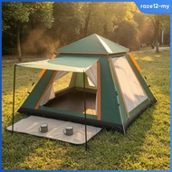 [RazecaMY] Square Camping Tent Wind Ropes Freestanding Tent Portable Instant Gazebo