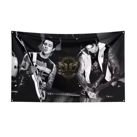 3x5 Ft Heavy Rock Band A-Avenged Sevenfolds Flag Polyester Digital Printing Banner for Bedroom Wall 