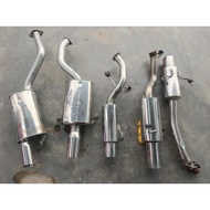 EXHAUST EKZOS FGK FUJITSUBO GIKEN / KAKIMOTO REDTAG / SILENT HIPOWER 🇯🇵🔰