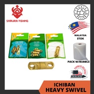 SAMURAI - ICHIBAN Heavy Swivel YM-1058 Size 4mm, 6mm, 8mm, 10.5mm Fishing Swivel Kekili Untuk Racik 