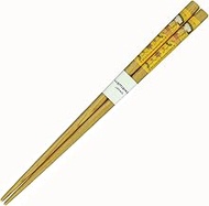 Chibi Maruko-chan CM41-840 35th Anniversary Chopsticks 8.3 inches (21 cm), Yellow, Natural Wood, Mad
