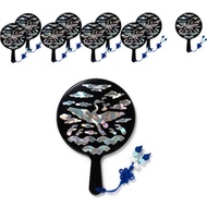 Korean Mother-of-Pearl Sticker Hand Mirror Decoration Set(10P) Daycare center event, kindergarten ev