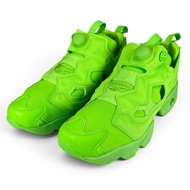 全新未使用 ▲VETEMENTS Reebok CN8496 Instapump Fury 運動鞋 螢光綠 男款 28.5 碼，附鞋盒及防塵袋