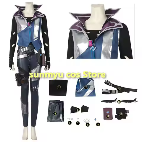 Valorant Fade Cosplay Costume Valorant Cosplay Fade Halloween